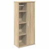 Meuble de salle de bain avec porte-rouleau chêne sonoma 617989617989
