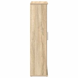 Meuble de salle de bain avec porte-rouleau chêne sonoma 617989617989