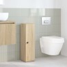 Meuble de salle de bain avec porte-rouleau chêne sonoma 617990617990