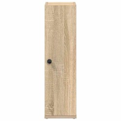 Meuble de salle de bain avec porte-rouleau chêne sonoma 617990617990
