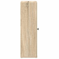 Meuble de salle de bain avec porte-rouleau chêne sonoma 617990617990