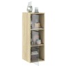 Armoire murale avec portes en verre chêne sonoma 35x37x100 cm 617996617996