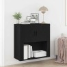 Meuble mural Chêne noir 80 x 33 x 80 cm Bois d'ingénierie 617997617997