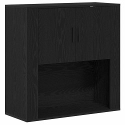 Meuble mural Chêne noir 80 x 33 x 80 cm Bois d'ingénierie 617997617997