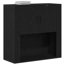 Meuble mural Chêne noir 80 x 33 x 80 cm Bois d'ingénierie 617997617997