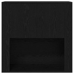 Meuble mural Chêne noir 80 x 33 x 80 cm Bois d'ingénierie 617997617997
