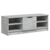 Meuble TV Gris béton 102x35,5x36,5 cm Bois d'ingénierie 618000618000