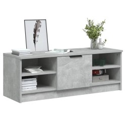 Meuble TV Gris béton 102x35,5x36,5 cm Bois d'ingénierie 618000618000