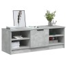 Meuble TV Gris béton 102x35,5x36,5 cm Bois d'ingénierie 618000618000