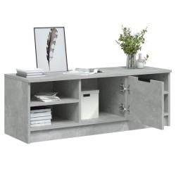Meuble TV Gris béton 102x35,5x36,5 cm Bois d'ingénierie 618000618000