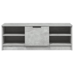 Meuble TV Gris béton 102x35,5x36,5 cm Bois d'ingénierie 618000618000