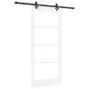 Porte coulissante ORKDAL Blanc et Noir 93 x 211 cm 618001618001