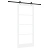 Porte coulissante ORKDAL Blanc et Noir 93 x 211 cm 618001618001