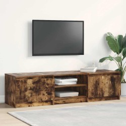 Meuble TV Chêne fumé 140x40x35,5 cm Bois d'ingénierie 618002618002