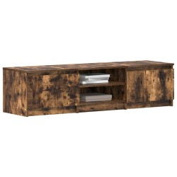 Meuble TV Chêne fumé 140x40x35,5 cm Bois d'ingénierie 618002618002