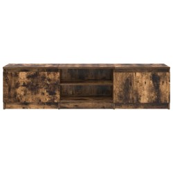 Meuble TV Chêne fumé 140x40x35,5 cm Bois d'ingénierie 618002618002
