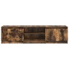 Meuble TV Chêne fumé 140x40x35,5 cm Bois d'ingénierie 618002618002