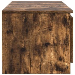 Meuble TV Chêne fumé 140x40x35,5 cm Bois d'ingénierie 618002618002