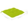 Chaises à manger d'extérieur lot de 6 et coussins Acacia massif 618006618006