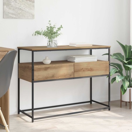 Table console Chêne artisanal 100 x 40 x 75 cm 618015618015