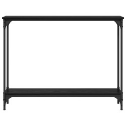 Table console Chêne noir 100 x 22,5 x 75 cm Bois d'ingénierie 618016618016