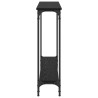 Table console Chêne noir 100 x 22,5 x 75 cm Bois d'ingénierie 618016618016