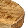 Chaises de bar lot de 2 bois de manguier solide 618017618017