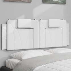 Coussin de tête de lit Viana blanc 140 cm similicuir 618022618022
