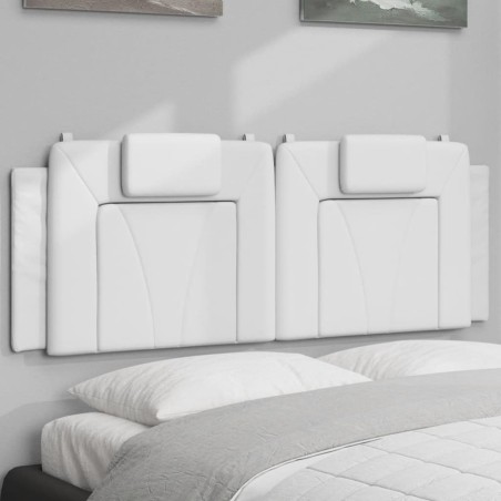 Coussin de tête de lit Viana blanc 140 cm similicuir 618022618022