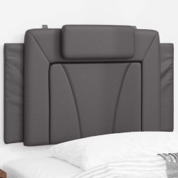 Coussin de tête de lit Viana gris 90 cm similicuir 618024618024