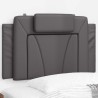 Coussin de tête de lit Viana gris 90 cm similicuir 618024618024
