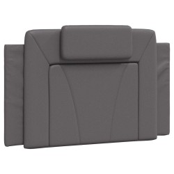 Coussin de tête de lit Viana gris 90 cm similicuir 618024618024