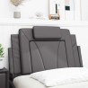 Coussin de tête de lit Viana gris 90 cm similicuir 618024618024