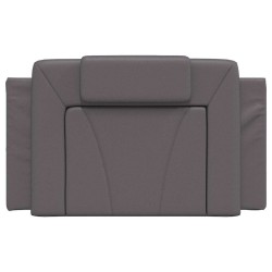 Coussin de tête de lit Viana gris 90 cm similicuir 618024618024