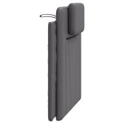 Coussin de tête de lit Viana gris 90 cm similicuir 618024618024
