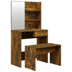 Ensemble de coiffeuse Chêne fumé 74,5x40x141 cm 618031618031