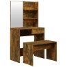 Ensemble de coiffeuse Chêne fumé 74,5x40x141 cm 618031618031