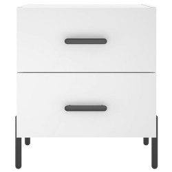 Table de chevet blanc 40x35x47,5 cm bois d’ingénierie 618041618041