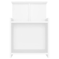 Table de chevet Blanc 40x35x60 cm Aggloméré 618042618042