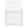 Table de chevet Blanc 40x35x60 cm Aggloméré 618042618042