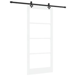 Porte coulissante ORKDAL Blanc et Noir 93 x 211 cm 618045618045