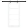 Porte coulissante ORKDAL Blanc et Noir 93 x 211 cm 618045618045