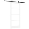 Porte coulissante ORKDAL Blanc et Noir 93 x 211 cm 618045618045