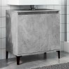 Meuble d'évier gris béton 58x33x60 cm bois d'ingénierie 618046618046