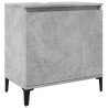 Meuble d'évier gris béton 58x33x60 cm bois d'ingénierie 618046618046