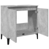 Meuble d'évier gris béton 58x33x60 cm bois d'ingénierie 618046618046