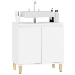 Meuble d'évier blanc 58x33x60 cm bois d'ingénierie 618047618047