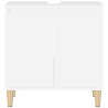 Meuble d'évier blanc 58x33x60 cm bois d'ingénierie 618047618047