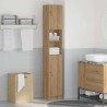 Meuble de salle de bain Chêne artisanal 32x25,5x190 cm Bois d'ingénierie 618050618050