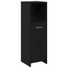Meuble de salle de bain en chêne noir 30x30x95 cm bois d'ingénierie 618052618052